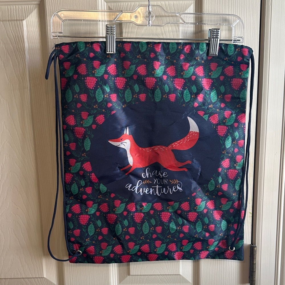 Fox Drawstring Backpack
